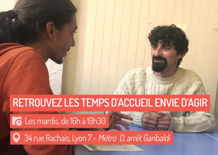 Venez être accompagnés dans vos engagements avec les temps d'accueil Envie d'agir