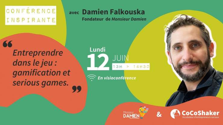 Conférence inspirante avec Damien Falkouska - Monsieur Damien