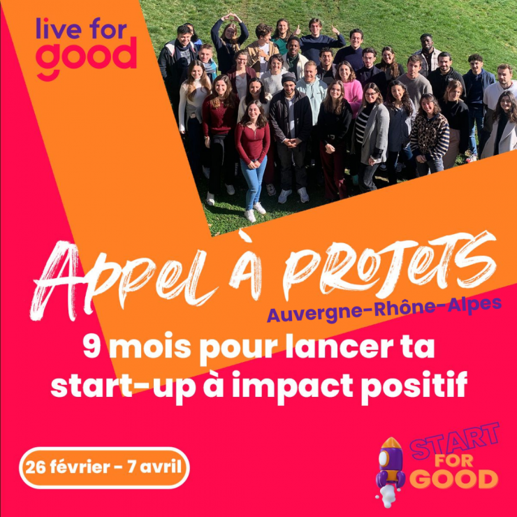 Appel à projets Live for Good Auvergne-Rhône-Alpes 