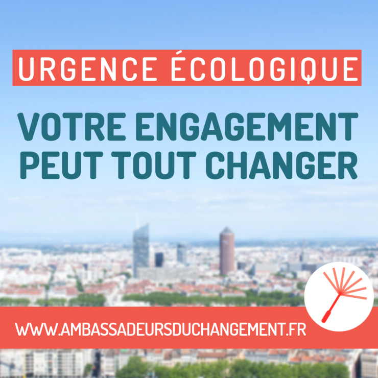 Affiche Votre engagement peut tout changer