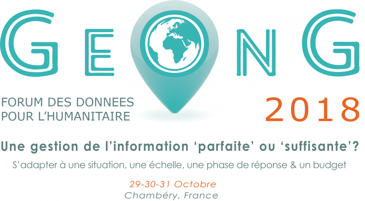 Rendez-vous au GeOnG 2018, le forum des données pour l’humanitaire !