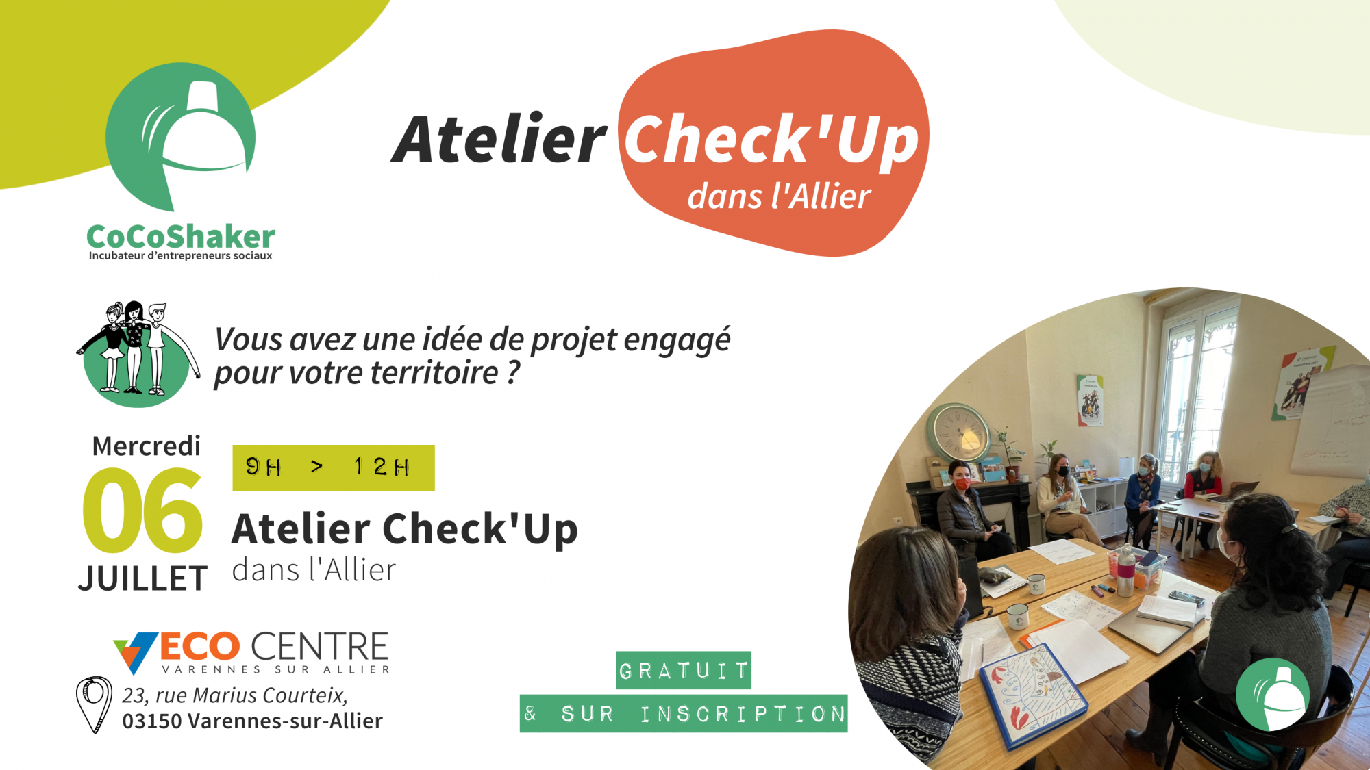 Atelier Check&rsquo;Up / Allier – Varennes-sur-Allier (03)