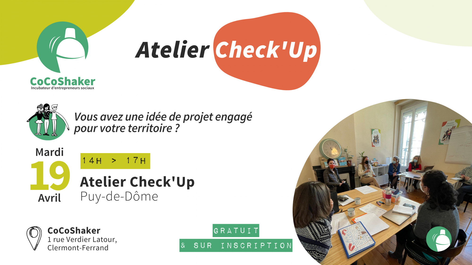 Atelier Check&rsquo;Up – Clermont-Ferrand (63)