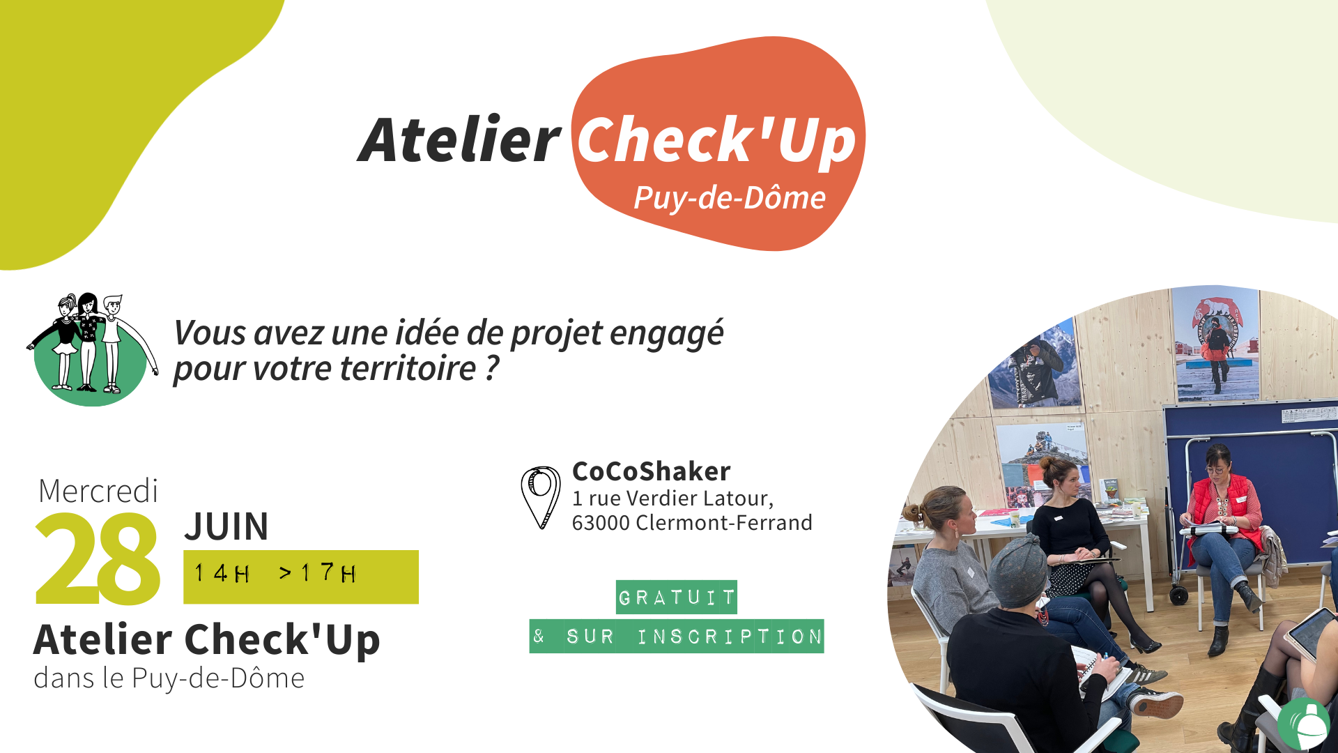 Atelier Check&rsquo;Up Puy-de-Dôme