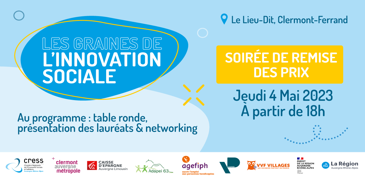 Soirée de remise des prix du concours « Les Graines de l&rsquo;innovation sociale »