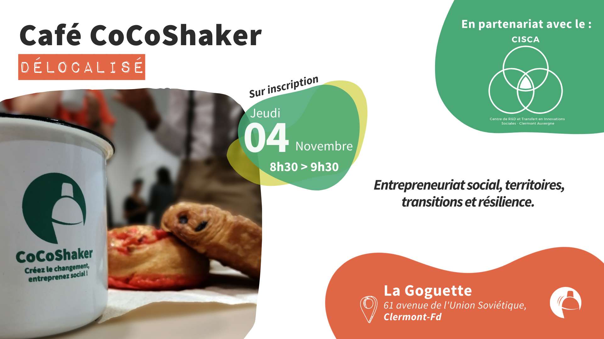 Café CoCoShaker – Clermont-Ferrand (63)