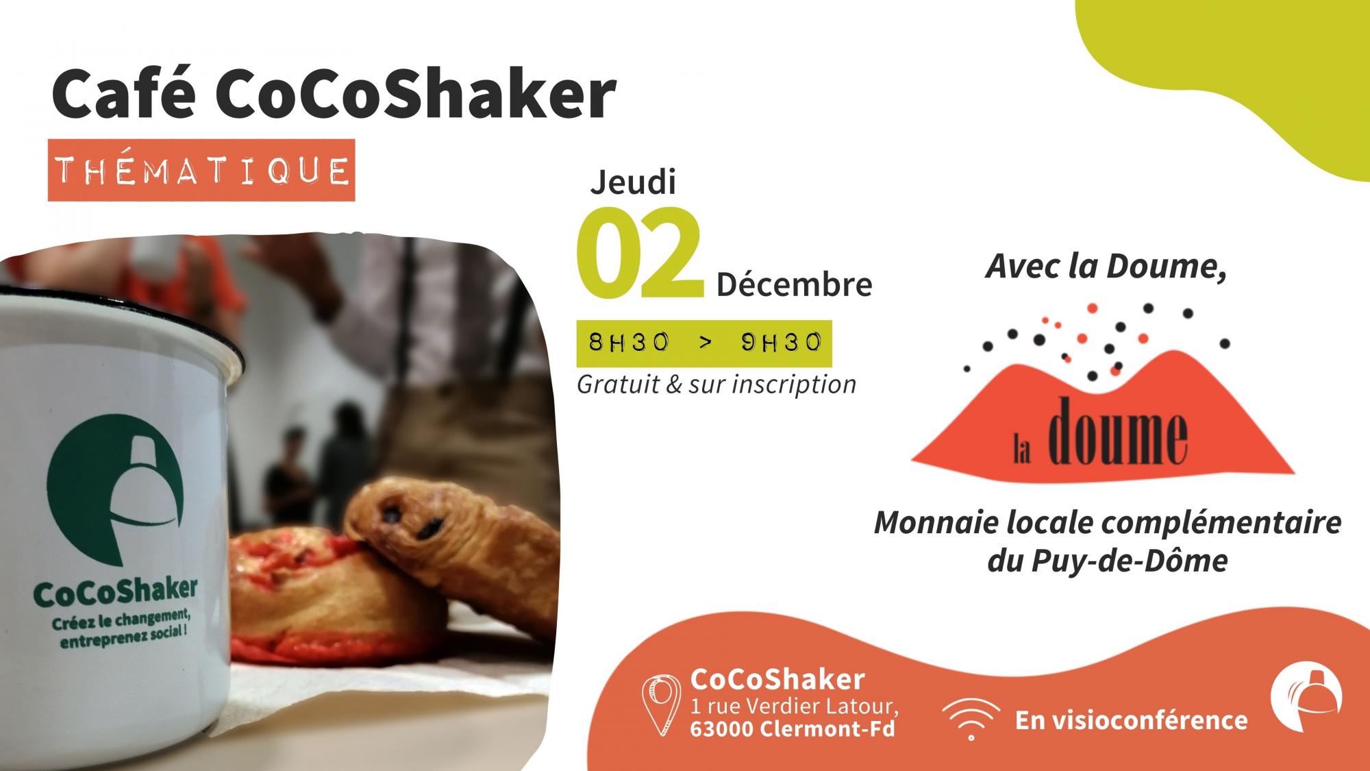 Café thématique CoCoShaker – Doume – Clermont-Ferrand (63) ou en distanciel