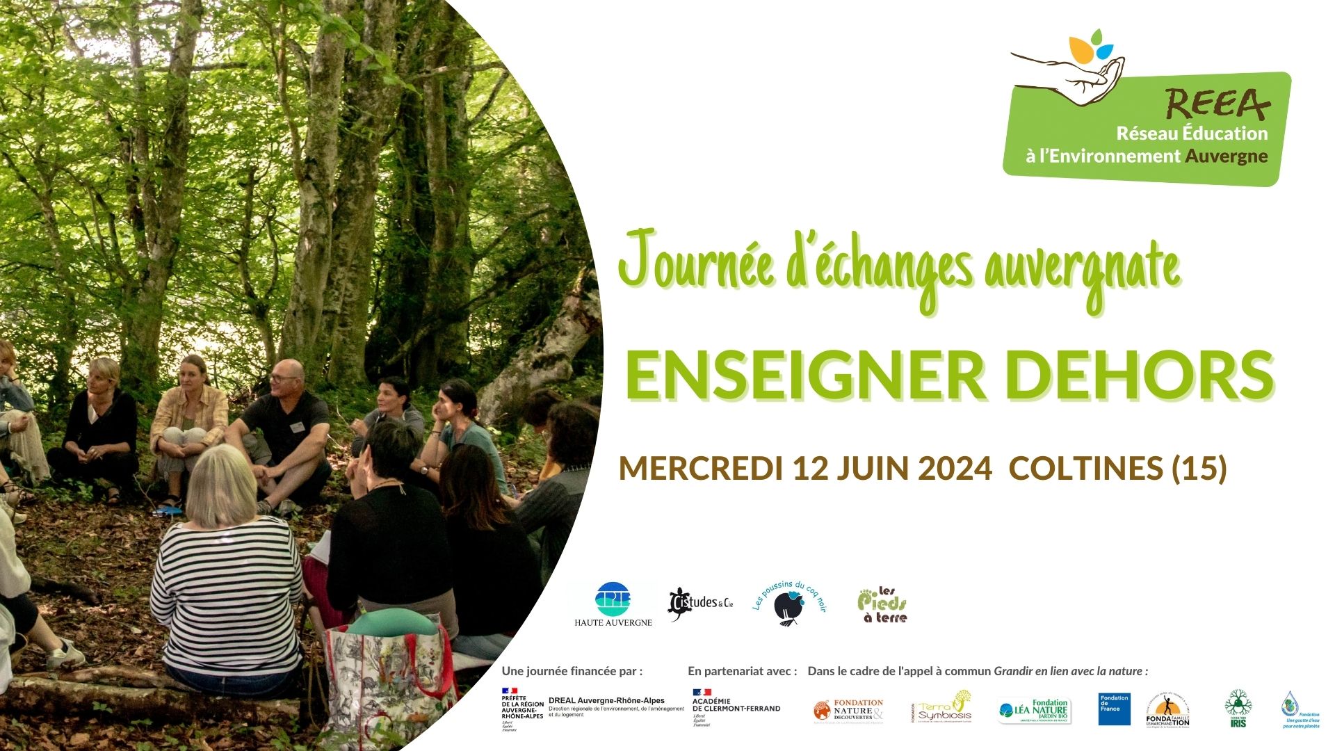 Journée d’Échanges Auvergnate Enseigner dehors