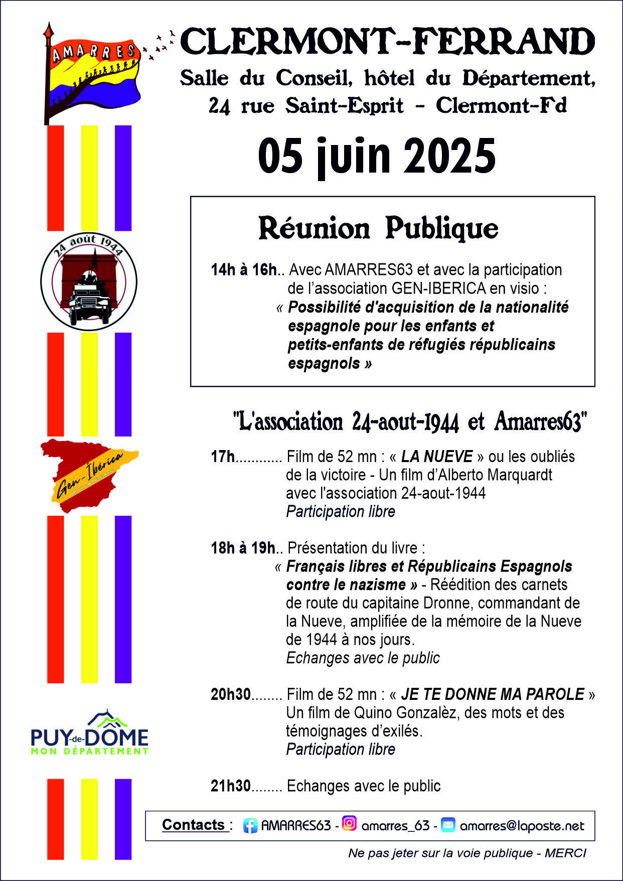 Conférence et 2 films