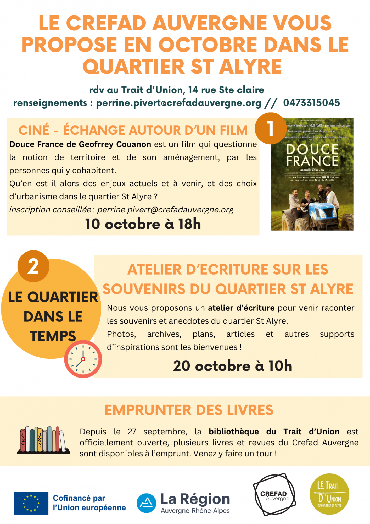 ciné – échange autour du film Douce France