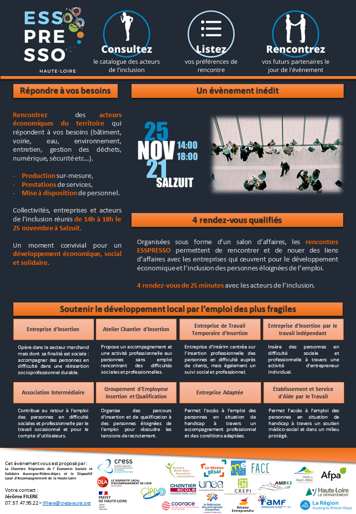 ESSPRESSO « Acheter durable & Recruter inclusif »