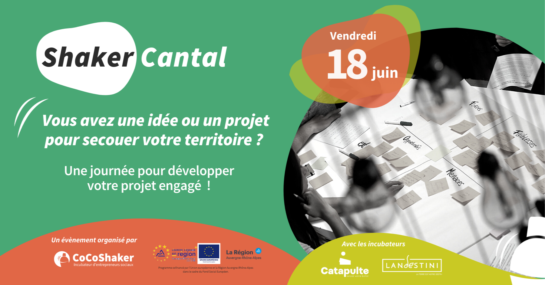 Shaker Cantal – Une journée pour développer son projet engagé ! – Vic-sur-Cère (15)