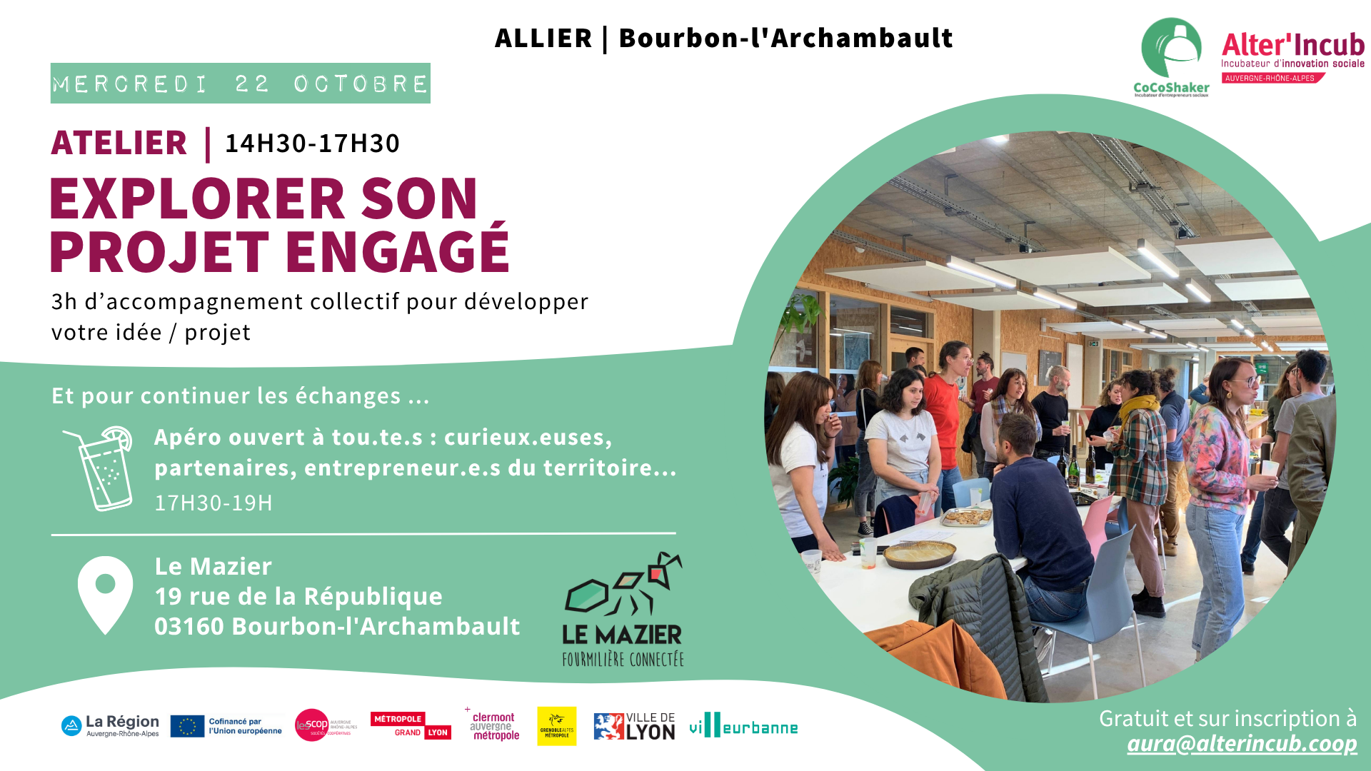 Explorez votre projet avec Alter&rsquo;Incub et Cocoshaker
