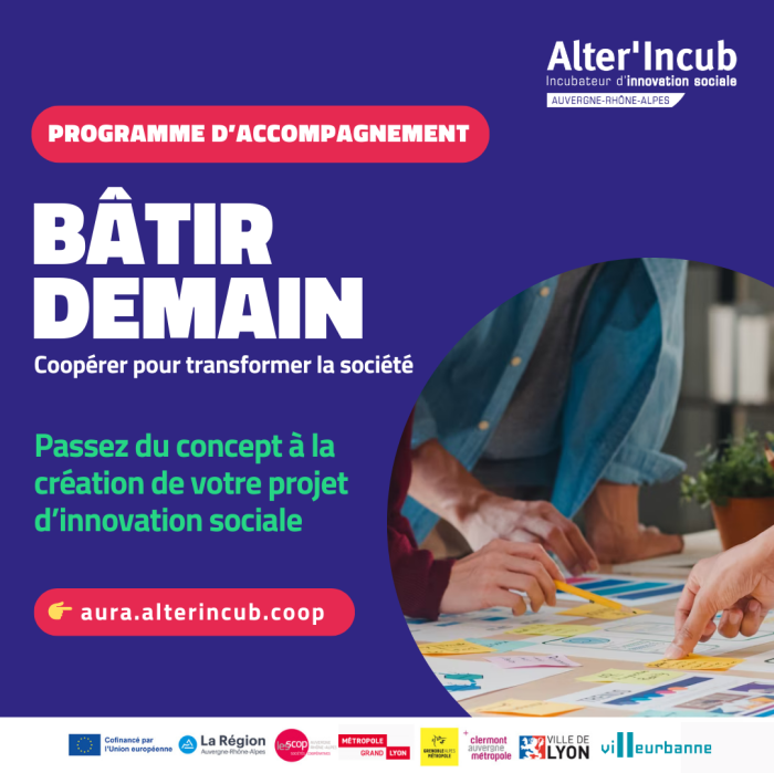 Bâtir Demain : Un accompagnement sur-mesure pour passer du concept au lancement de l’activité.