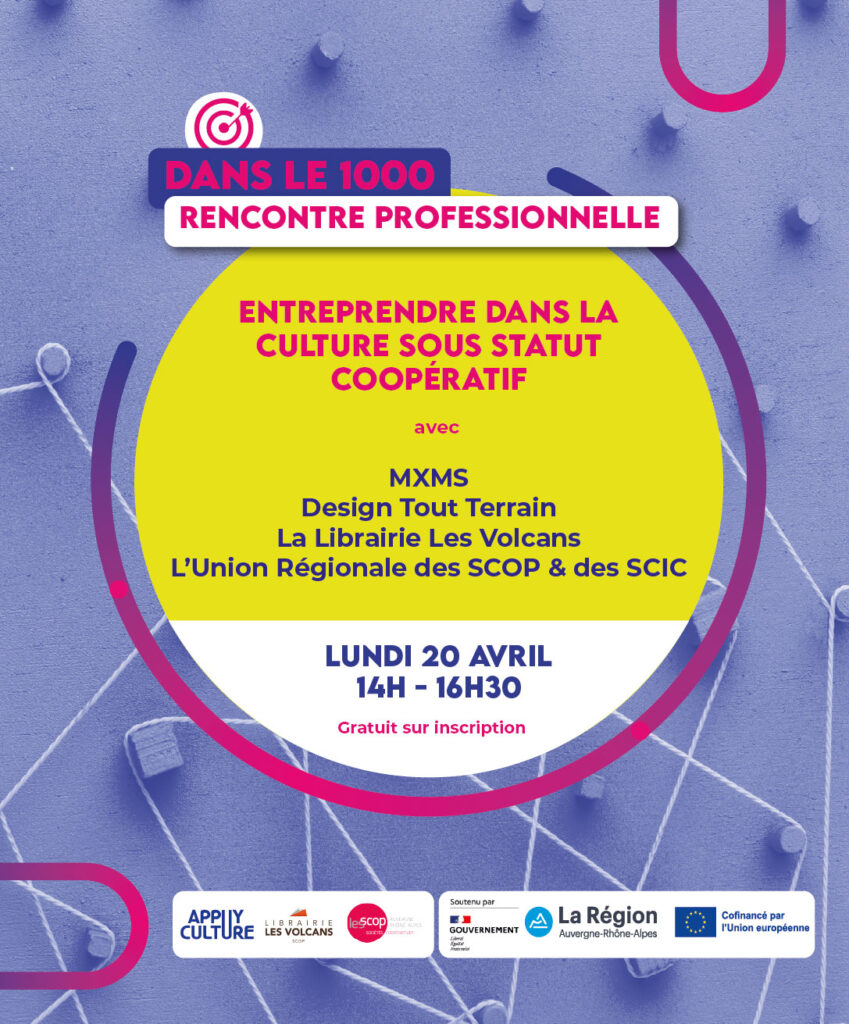 Entreprendre dans la culture sous statut coopératif