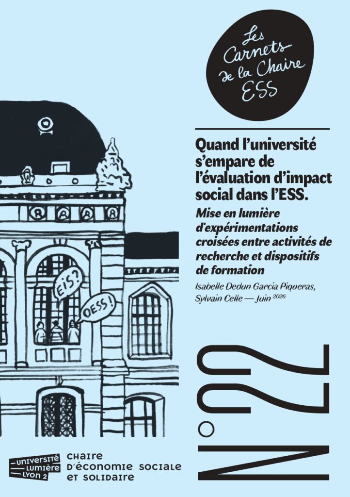 [Carnet de la chaire ESS] Quand l’université s’empare de l’évaluation d’impact social dans l’ESS