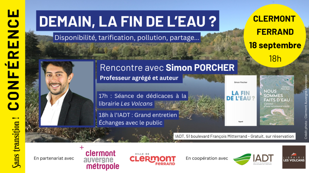 Ressource EAU : Rencontre avec Simon Porcher à Clermont-Ferrand